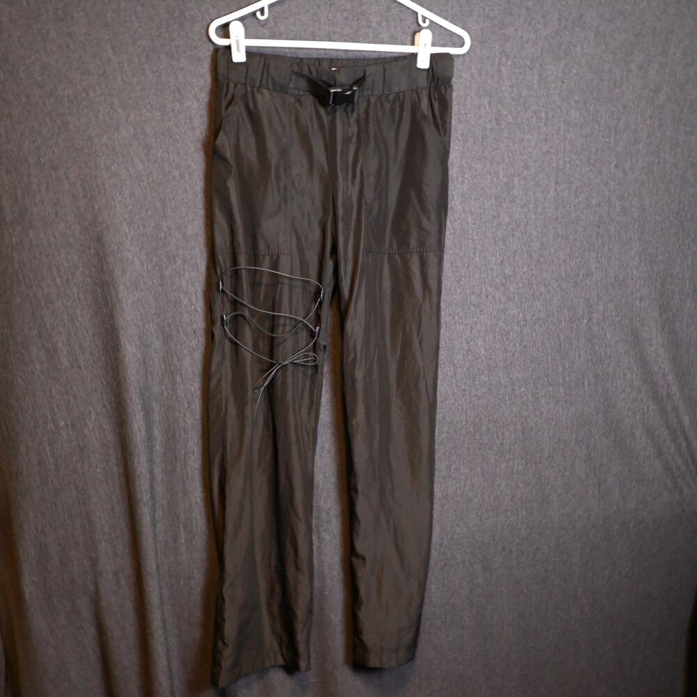 NEW Car Mar Women's 10 Strappy Streetwear Black Pants Bungee Punk NWT